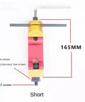 Heavy Duty Universal Adjustable Cnc Mill And Lathe Workpiece Stop Positioner Tool With Quick Release Pin and M16 Base Bolt, 165mm size.