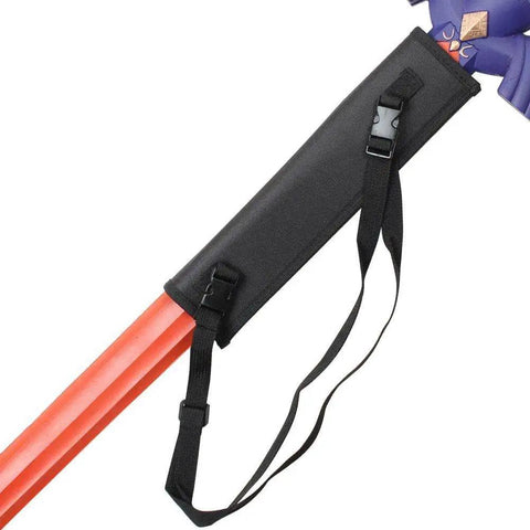 Large 33 Inch Nylon Sword Case For Katana Bokken Shinai Foam Sword And Cosplay Gear, Protective black bag with adjustable strap
