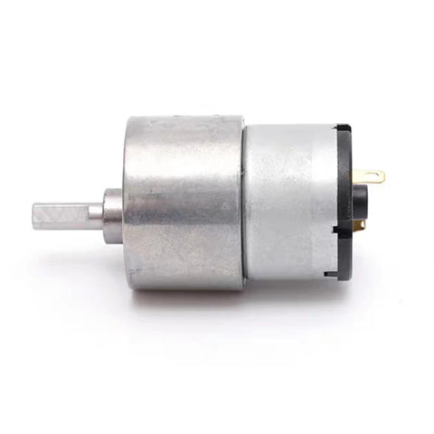 Badass Compact Dc Gear Motor Slams Out Serious Torque Across Voltage Options, 37mm metal body, ideal for custom robot projects.