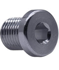 Close-up of Four Aluminum Alloy M10 Bike Rear Derailleur Hanger Bolts Tail Hook Screws for Reliable Installation and Easy DIY Maintenance