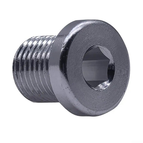 Close-up of Four Aluminum Alloy M10 Bike Rear Derailleur Hanger Bolts Tail Hook Screws for Reliable Installation and Easy DIY Maintenance