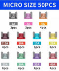 Top Shelf Car Fuse Assortment Kit Featuring Three Hundred Pieces Of Mini Standard And Micro Blades With Amp Ratings Between Two And Forty Including Sturdy Puller For Any Rig Truck Or Boat Gonna Keep You Running Smooth, showing micro size fuses.