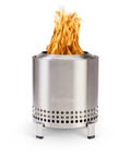 Tabletop Smokeless Fire Pit With Stand 7 Inch Stainless Steel Bonfire For Camping And Patio Wood Or Pellet Fueled Portable Fire Pit