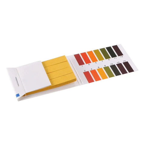 All In One pH Test Strips Kit 1 To 14 Indicator Paper For Water Food Pool Aquarium Spa Lab Use 80 Tests With Color Chart