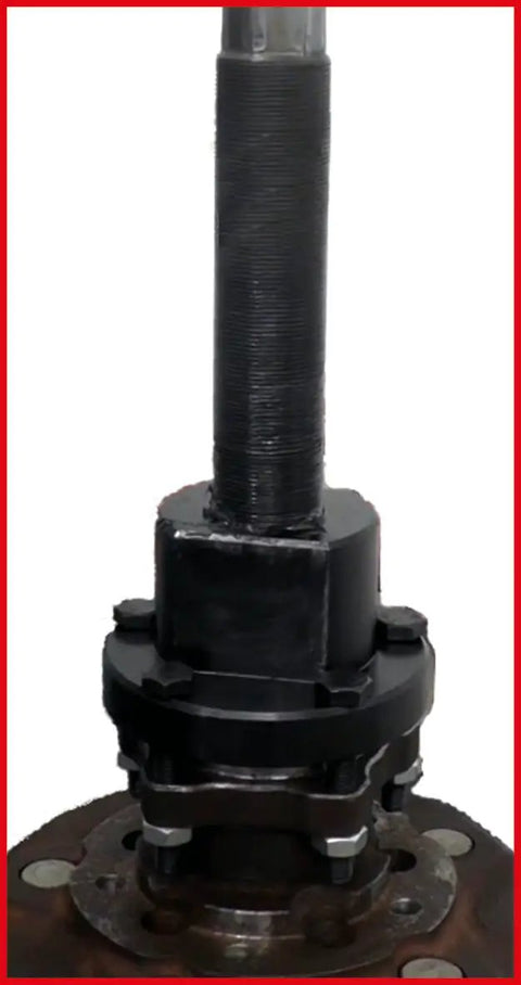 Close-up of puller component from Ford Transit Wheel Bearing Tool Kit, 17-Piece Pro Grade Set For Front And Rear Hub Replacement.