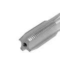 Close-up of 1/4-18 NPS Pipe Tap With 4 Straight Flutes, High Speed Steel Threading Tool For Fast Metal Tapping, Dope Cutting Tap