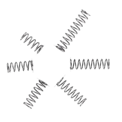 Small stainless steel compression springs (6 pcs) for DIY repair projects