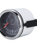 Universal Boat Rudder Angle Indicator With Beefy 0 to 190 Ohm Gauge Backlit Marine Display For Yachts And Boats IP67 Waterproof Rudder Sensor Pro Grade Performance 32V Systems Compatible, 52mm gauge
