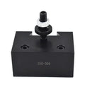 Heavy Duty Kickass Wedge Type Piston Quick Change Tool Post For CNC And Mini Metal Lathes, black steel, 3/4 or 1 inch bars