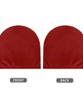 Heavy Duty Claret Red Fan Cover Built Like A Tank For 24 Inch Round Pedestal Floor And Wall Mount Industrial Fans showing front and back views.
