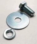 Heavy Duty Clutch Bolt Go Kart Replacement For Predator 212cc with washer and lock washer parts for smooth engine fitting.