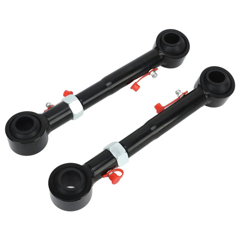 Front Sway Bar Quick Disconnect System for Jeep Wrangler JK 2007-2018 with stainless steel tapered mounting posts and bushings
