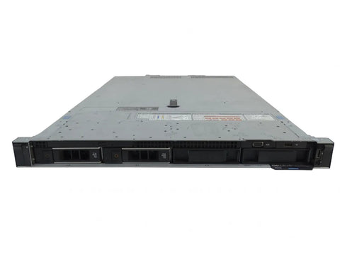 Dual Intel Xeon Platinum 8256 R440 Rackserver with front panel showing four LFF storage bays in certified renewed condition.
