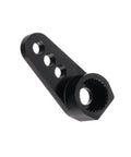 25T 6mm Spline Gear Servo Arm Horn For TRX4M Stock Servos And 25T Gear Micro Servos, High Torque Aluminum Upgrade For 1/18 RC Crawlers, CNC Machined Aluminum Alloy, Built Tough And Lightweight Servo Accessory. black aluminum servo arm horn with 3 hole positions