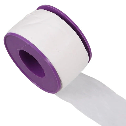 PTFE Thread Seal Tape For Metal Pipes And Threads, Heavy Duty Sealant That Stays Tight At High Temps And Corrosion, Leakproof For Emergency Repairs And Everyday Plumbing Jobs white spool with purple core on roll