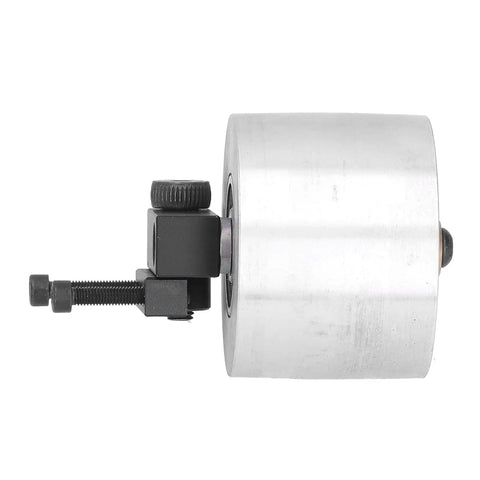 Heavy Duty Aluminum Alloy Belt Grinder Tracking Wheel Smooth Operator Drag Roll with precision adjustment and durable design.