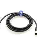M12 Workhorse 6 Pin A Code Female Open End Sensor Cable with Waterproof Shielded Plug for Industrial Equipment, 2m