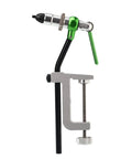 Workhorse Clamp On Fly Tying Vise With Rotating Head And Hardened Steel Hook Holder Heavy Duty Bench Tool For Anglers Metal Construction Adjustable Stop And Secure Grip, clamp view