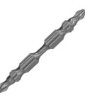 Rock Solid 10 Piece Double End Screwdriver Bit Set Made From High Speed Steel With Hex Shank For Electric Drills And Hammers Plus CNC Machined Hardware Tool Kit For Tough Jobs, double end bit