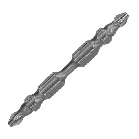 Rock Solid 10 Piece Double End Screwdriver Bit Set Made From High Speed Steel With Hex Shank For Electric Drills And Hammers Plus CNC Machined Hardware Tool Kit For Tough Jobs, double end bit