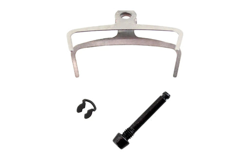 Code Copper Steel Metallic Brake Pads For Code RSC, R, And Guide RE 2011 Plus MTB Brakes, hardware set shown