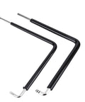 Top Tier 4mm Hex Key Ball End Star Tool Kit Made With Durable 59CrV4 Steel Featuring A Snug Rubber Grip For Smooth Window Hardware Tweeking And Quick Fix Fixes On Any Sliding Sash Or Frame Mechanism Today, L-shaped keys