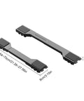 Heavy Duty 2 Pack Furniture Dolly With Sturdy Carbon Steel Build and Thick Rubber Pads, measuring 54-70cm for appliance moving.