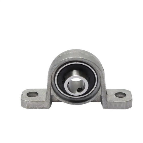 Front view of zinc alloy pillow block bearing from 10 Pieces Zinc Alloy Pillow Block Ball Bearing Mounts Set With 8mm 10mm 12mm And 17mm Bore