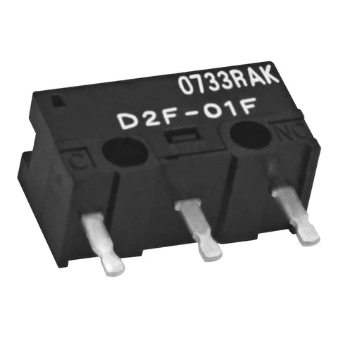 Smooth Operator Subminiature Micro Switch Kit Featuring Crisp SPDT Contacts And Sturdy Pin Plunger, side view of compact switch.
