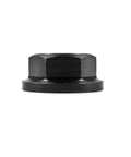 Beefy 3/8 24 Torque Converter To Flex Plate Bolts For Automatic Transmissions Secure Locking Fasteners Fits Aode E4od C4 Crank Adapter Heavy Duty Steel Set Of Four Flat flange lock nut in black finish, used for securing torque converter.