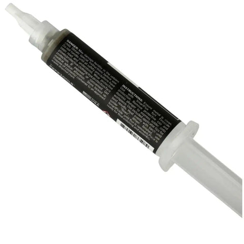 Hard 75 Percent Silver Solder Paste With Dispensing Syringe For Delicate Light Duty Soldering Cadmium Free Made In USA One Quarter Ozt