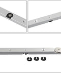 Lightweight Aluminum T Track Slot And Miter Bar Slider For Table Saw 6061 Aluminum Precision Guide Rail For Woodworking Jigs And Fixtures 450mm Miter Bar Built To Last Ready To Roll