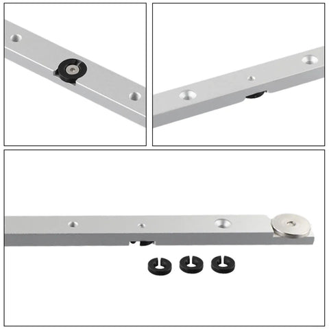 Lightweight Aluminum T Track Slot And Miter Bar Slider For Table Saw 6061 Aluminum Precision Guide Rail For Woodworking Jigs And Fixtures 450mm Miter Bar Built To Last Ready To Roll
