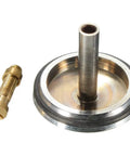 Nukinp Replacement Bathtub Stopper, Bathroom Up Drain Stopper, Flat Seal Only, Brass Bathtub Drain Drainer, Strainer 44mm top view with brass screw.