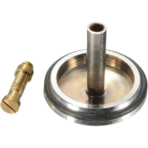 Nukinp Replacement Bathtub Stopper, Bathroom Up Drain Stopper, Flat Seal Only, Brass Bathtub Drain Drainer, Strainer 44mm top view with brass screw.