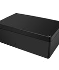 Waterproof ABS Plastic Electronics Project Box Enclosure 200mm By 120mm By 75mm Black For DIY Meters Sockets LEDs And Board Mounting Durable Junction Box