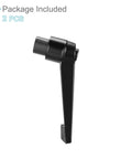 Clamping Lever Handles Set M10 Female Thread 93mm Lever Adjustable Quick Release Locking Rotating Knobs Black