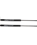 Premium Grade Matching Duo Of Rear Hatch Tailgate Liftgate Props For Dodge Durango 1998 To 2003 Gas Struts Shock Dampers in black.