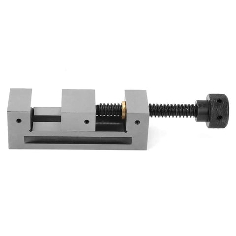 Qgg50 High Precision Cnc Machine Vise For Grinding Milling Inspection Heavy Duty Workholding Tool Stable Clamping Hardened Steel Jaw, side view angle.