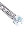 Heavy Duty Manganese Steel Drain Auger Snake Cable Tough As Nails To Bust Kitchen Sink And Bathtub Blockages Fast close-up of gripping claw.