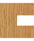 Wood panel with cut showing groove, showcasing Shaker Style Router Bit Set For Stile And Rail Cabinets On Plywood Panels, Carbide Tipped