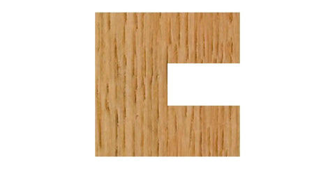 Wood panel with cut showing groove, showcasing Shaker Style Router Bit Set For Stile And Rail Cabinets On Plywood Panels, Carbide Tipped