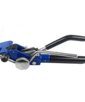 Stainless Steel Banding Tool For Strapping Tensioner And Crimping Cutter, side view of hand guided tool for cable ties