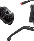 MT5e E Bike Disc Brake And Lever Hydraulic Post Mount Front Or Rear Black With 3 Finger Aluminum Lever And HIGO Clasp