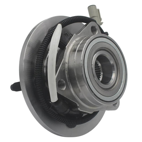 Front Wheel Hub And Bearing Assembly For Ford F-150 2000-2003 4x4 4WD 5 Lug With ABS Fits F-150 Heritage 2004 M14 Bolt Pattern