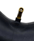 Close-up of Heavy Duty 5.00-6 Inner Tube With TR87 Bent Valve Stem For 13X5.00-6 And 12X5.00-6 Tires Replacement Tube
