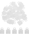 30 Pack Car Window Regulator Mounting Brackets White Plastic Channel Clips For Automotive Glass With Anti Loosening Design And Easy Installation
