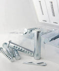 74-Piece Zinc-Plated Clevis Pin Set With Assorted Sizes For Mowers, Trailers, Gates And Handy DIY Projects, Includes 1/2 x 2, 7/16 x 2