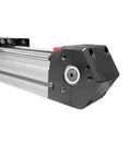 Motorized Belt Driven CNC Linear Rail Guide Stage For 3D Printers, 200mm Travel, FPB50 Style, precision end view