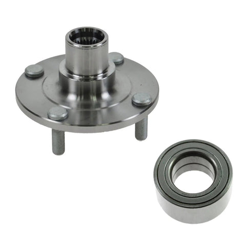 Front Wheel Bearing And Hub Kit For 2002 To 2006 Nissan Sentra Direct Fit Replacement Includes One Front Wheel Bearing And One Front Wheel Hub Plus DIY Video Guide For Easy No Fuss Plug And Play Installation